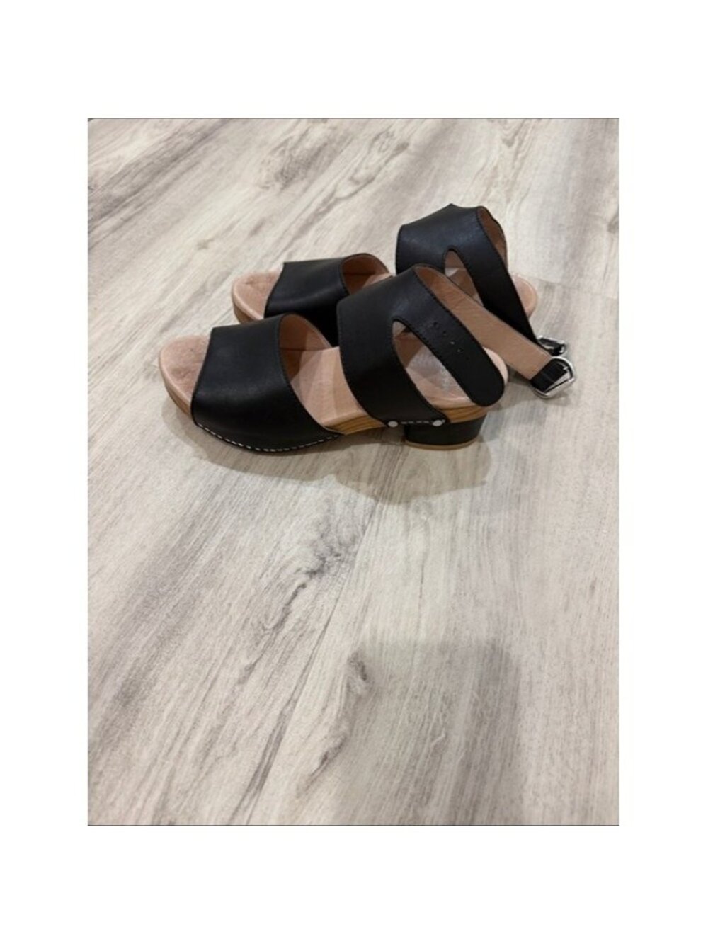 Dansko Women's Black Open-Toe Slingback Sandals size EU 39 us 7.5